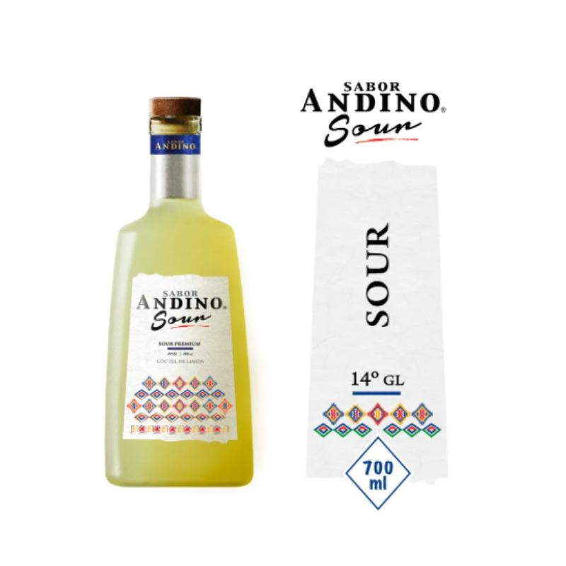Cóctel Sour Sabor Andino Limón 700 cc